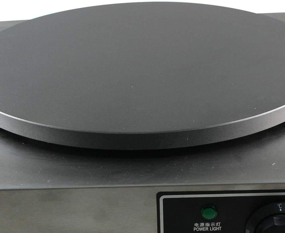 16-Inch Electric Crepe Maker - 3000W 110V Non-Stick Pancake Griddle with Wooden Spatula for Home & Commercial Use - Perfect for Breakfast, Brunch, and Dessert Creations - US Stock Fast Shipping