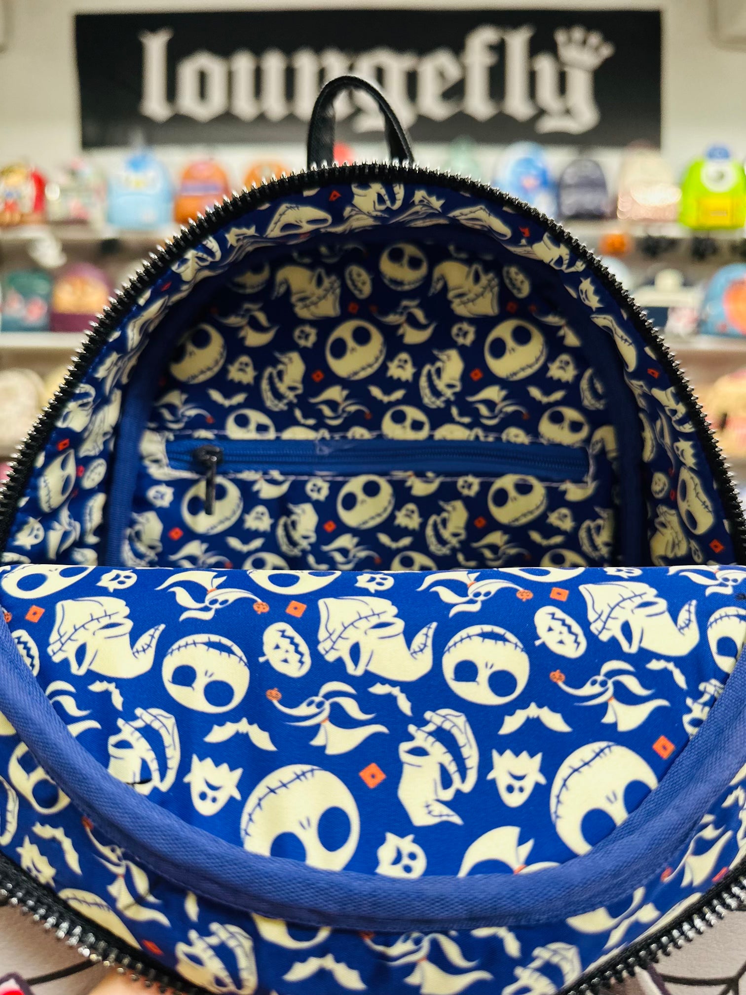 Exclusive Loungefly Nightmare Before Christmas Chibi Mini Backpack - Disney Collectible for Halloween, Cosplay & Everyday Use