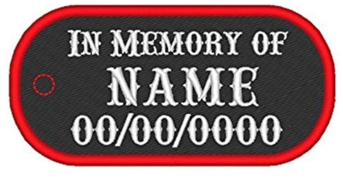 Custom Embroidered Memorial Patch for MC Bikers - 4