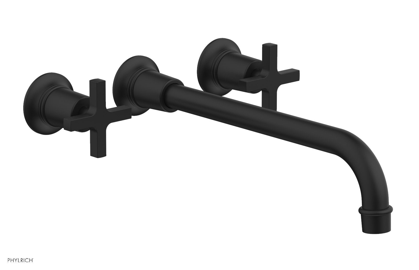 HEX MODERN Wall Mounted Lavatory Faucet Set with 12