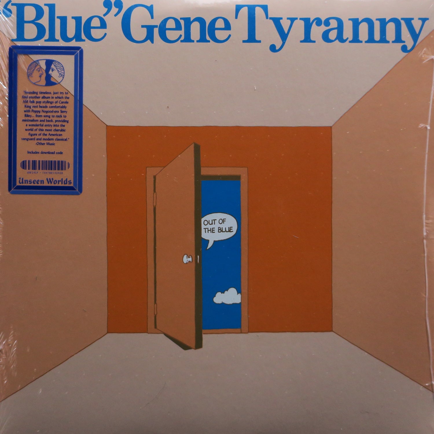 BLUE GENE TYRANNY 'Out Of The Blue' Vinyl LP Record - 1978 Avant-Garde Rock Album - Perfect for Vinyl Collectors & Experimental Music Lovers