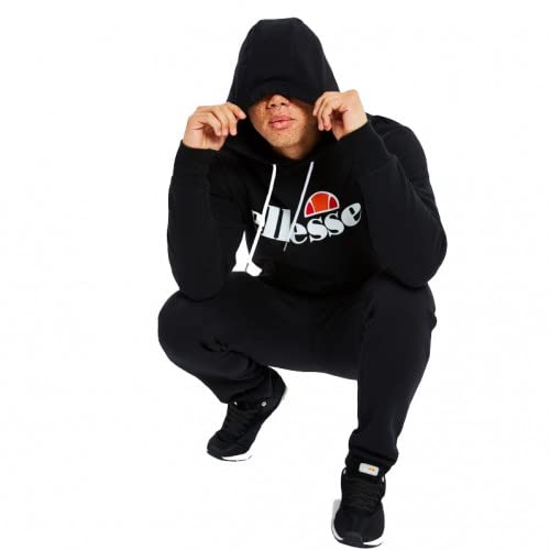 Ellesse Men's Casual Pullover Sweatshirt - Soft Cotton Blend, Classic Fit for Comfort - Perfect for Gym, Lounge & Streetwear Fashion