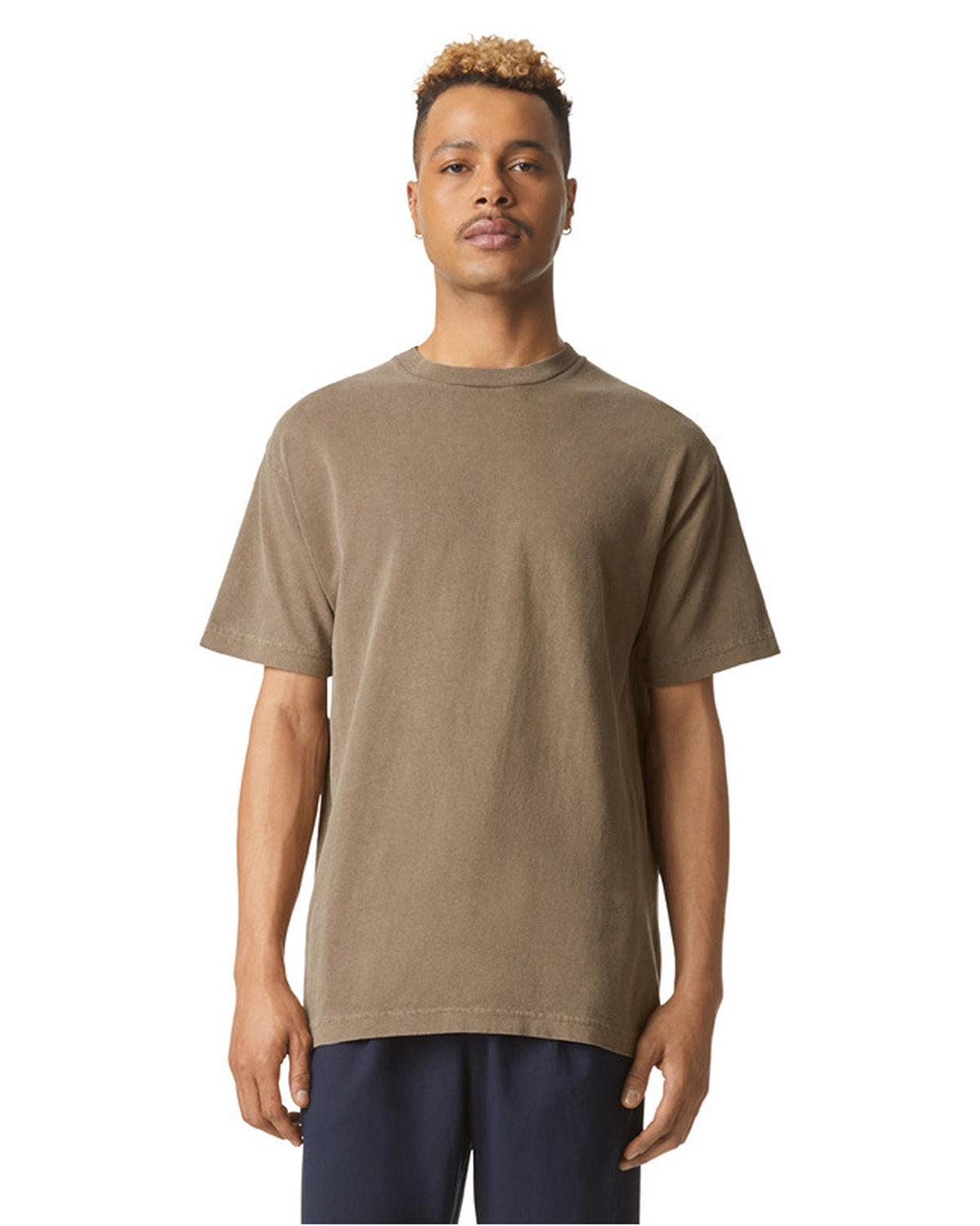 American Apparel 1301GD Unisex Garment Dyed T-Shirt | Soft Cotton Crewneck Tee for Men & Women | Perfect for Casual Wear, Layering & Everyday Outfits