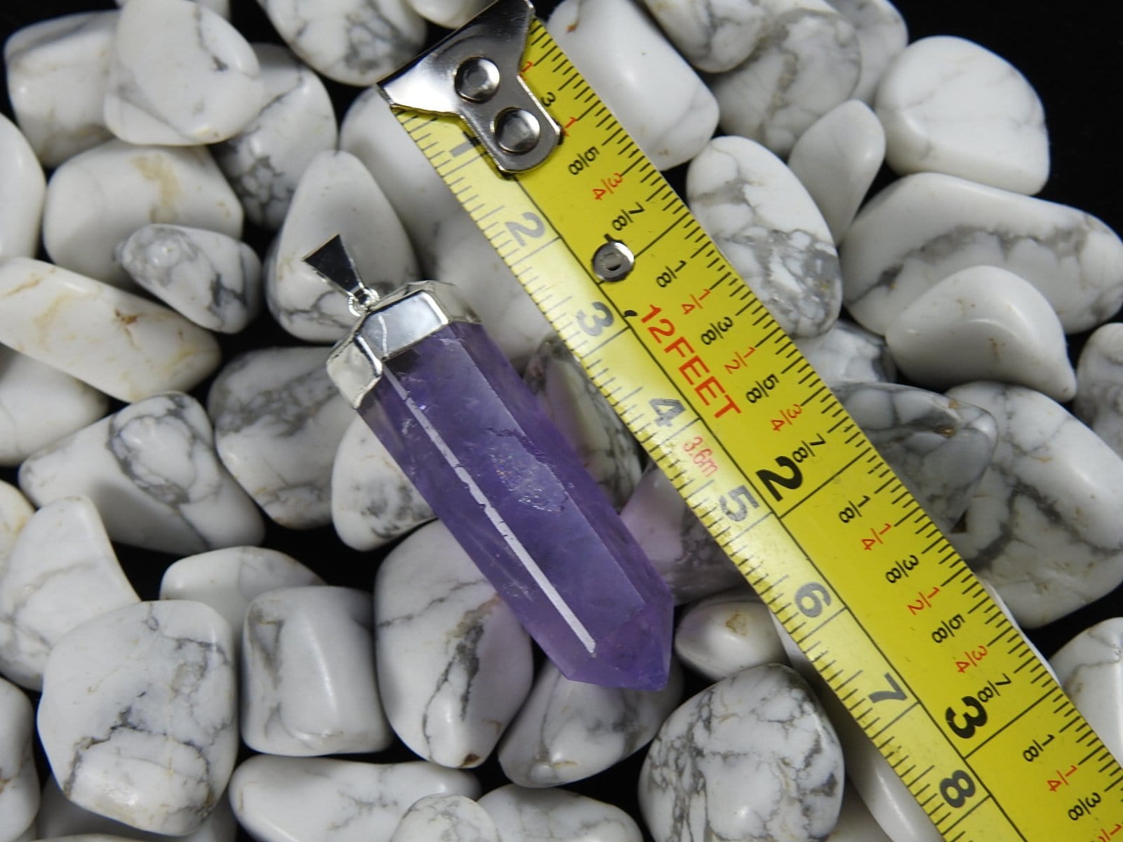 Amethyst Point Pendant Necklace - Natural Crystal Healing Jewelry for Women | Spiritual Gift, Meditation & Energy Balancing Accessory