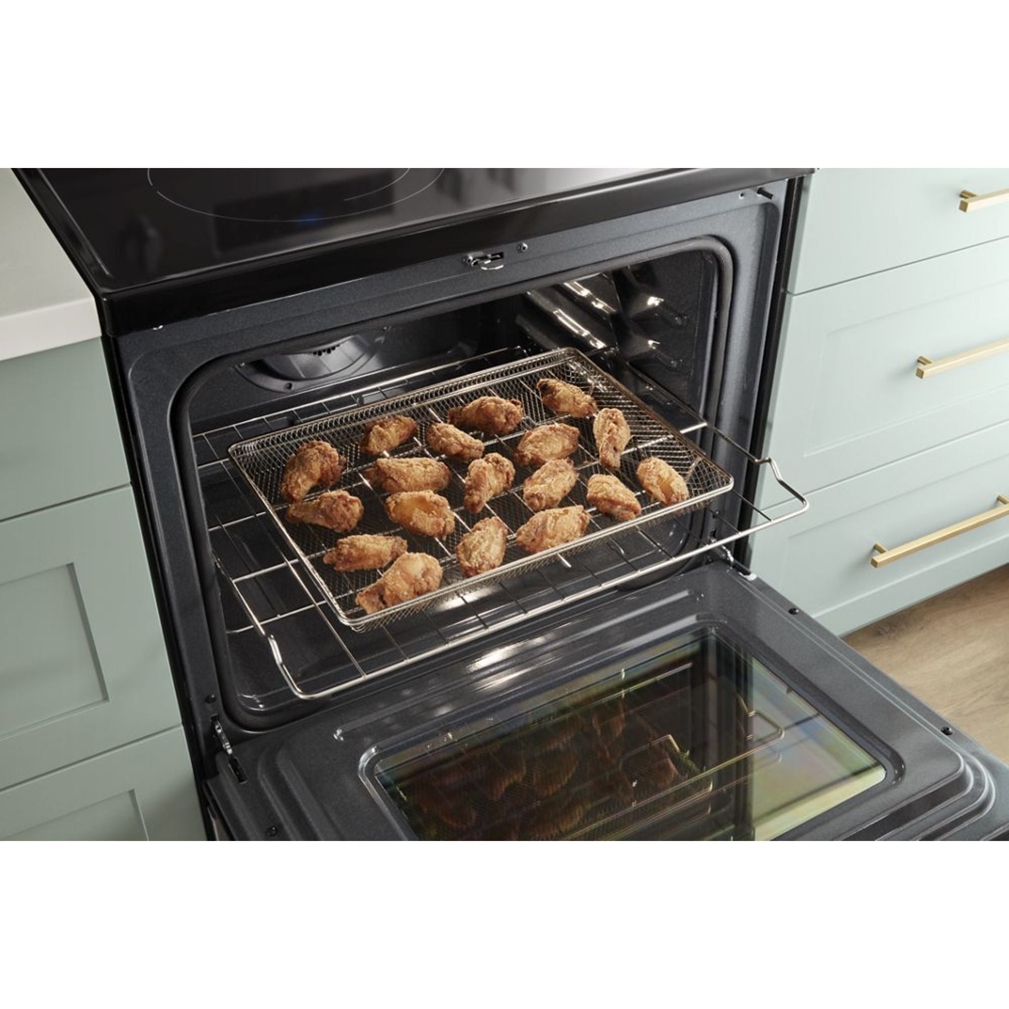 Whirlpool WOEC7030PV 30-Inch True Convection Wall Oven - Black Stainless Steel | Built-In Electric Oven with Even Baking & Roasting | Perfect for Home Kitchens & Professional Cooking