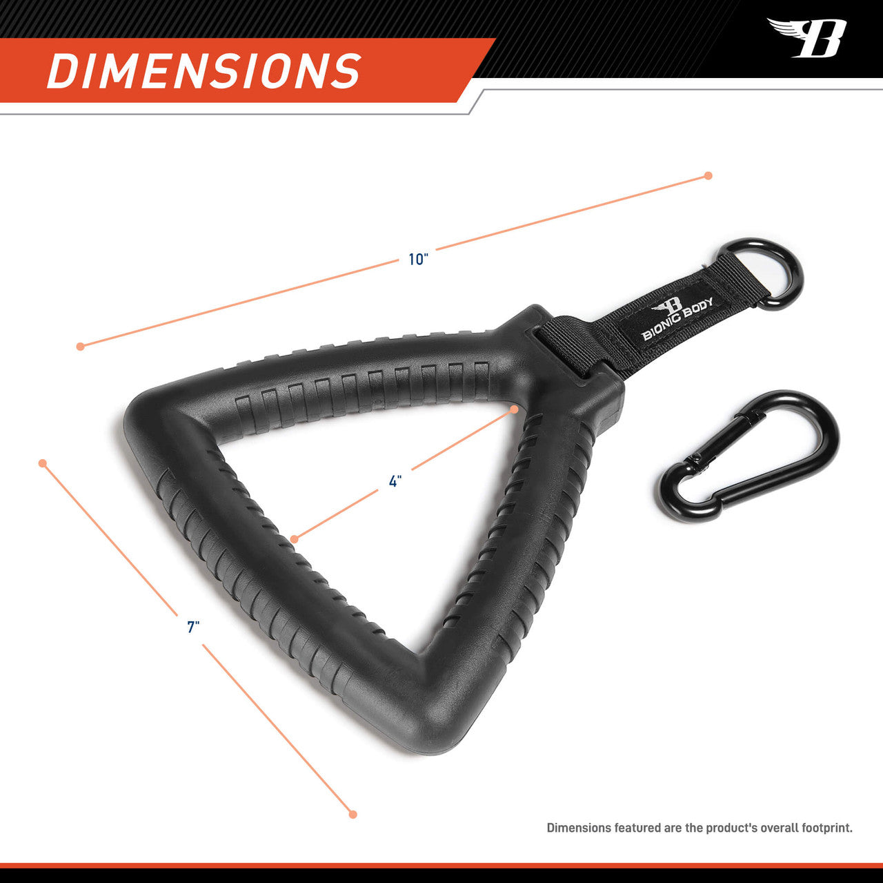 Tri Grip Handle | Ergonomic Bionic Body Grip for Enhanced Comfort & Control - Perfect for Weightlifting, CrossFit & Strength Training