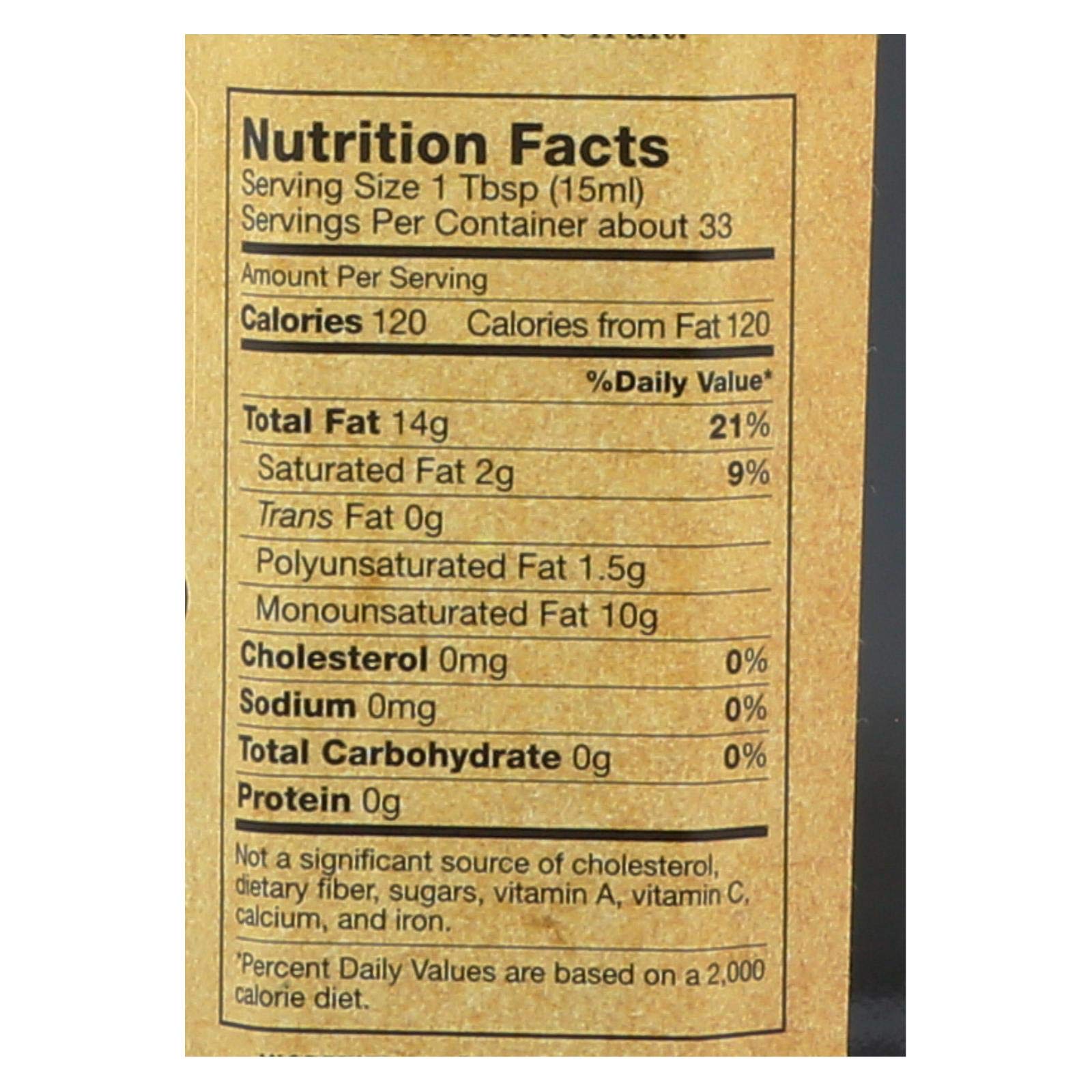 Premium Extra Virgin Olive Oil - Cold Pressed, 17 Fl Oz (6-Pack) - Ideal for Cooking, Salad Dressing & Healthy Recipes