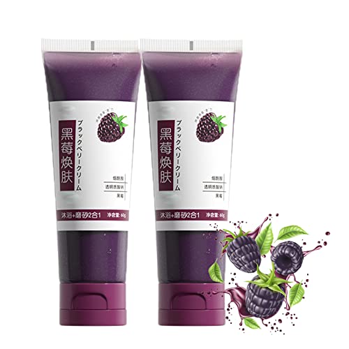 Premium Japanese Juniper Berry ByeCellu Body Scrub - Exfoliating & Cellulite Treatment (2 Pack) for Spa Day & At-Home Self Care