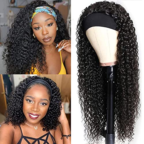 Curly Headband Wig