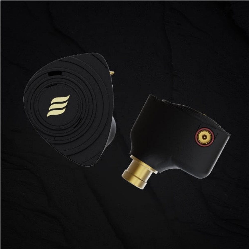 Premium Effect Audio x Elysian Acoustic Labs PILGRIM Noir Hybrid In-Ear Earphones - 1 Dynamic Driver + 3 Balanced Armature for Audiophiles | Perfect for Studio Monitoring, Travel & Music Enthusiasts