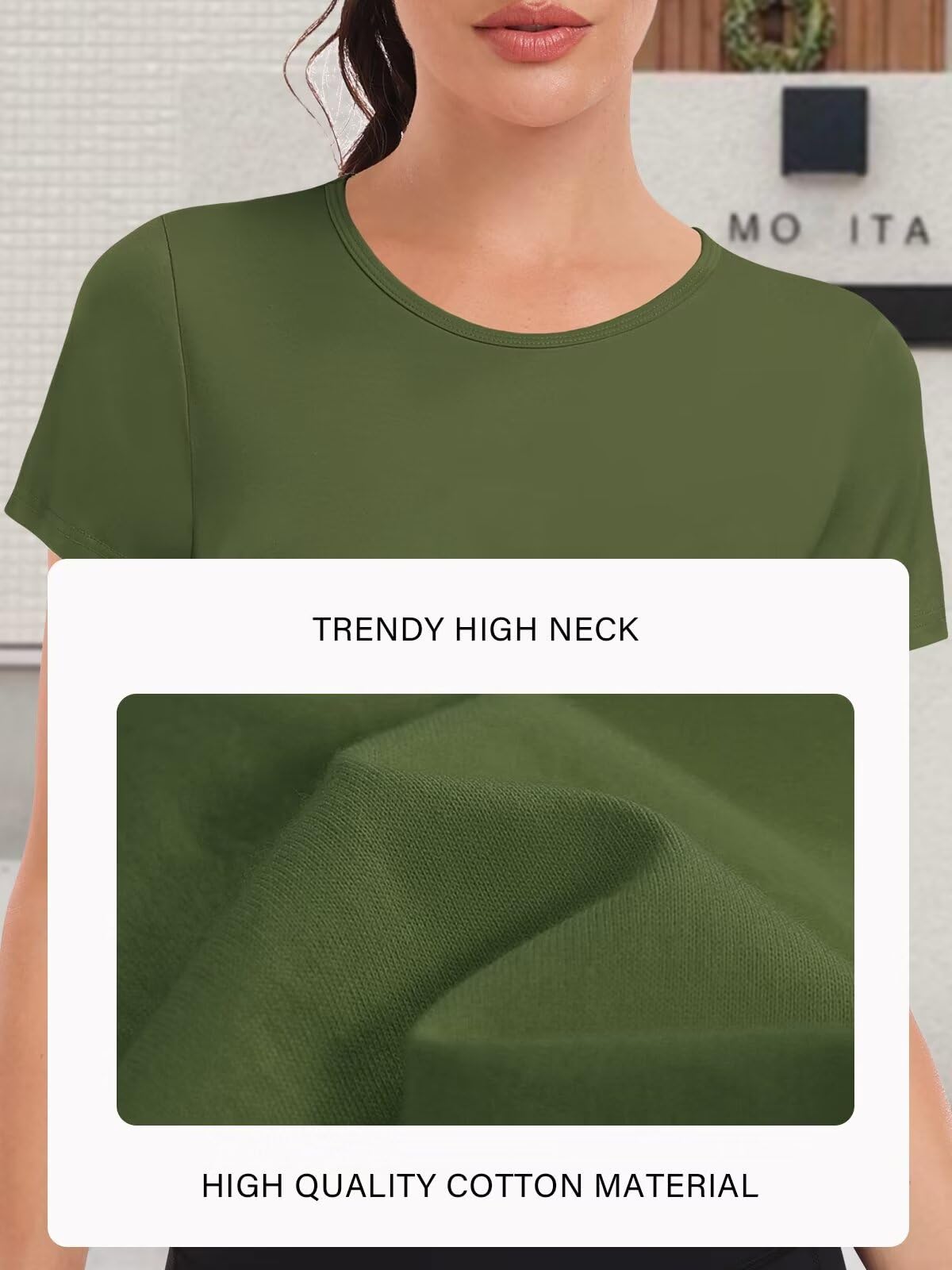 Yeawinta 3 Pack Women's Crop Tops - Breathable Fitted Cotton Workout T-Shirts, Short Sleeve Cropped Tees for Yoga, Running & Gym | Trendy Casual Summer Outfits