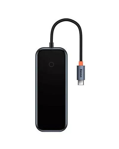 Baseus 7-in-1 USB C Hub with 4K HDMI, 3 USB Ports, SD/TF Card Reader - Portable Multi-Port Adapter for MacBook Pro/Air, iPad, Chromebook (Home Office & Travel Use)