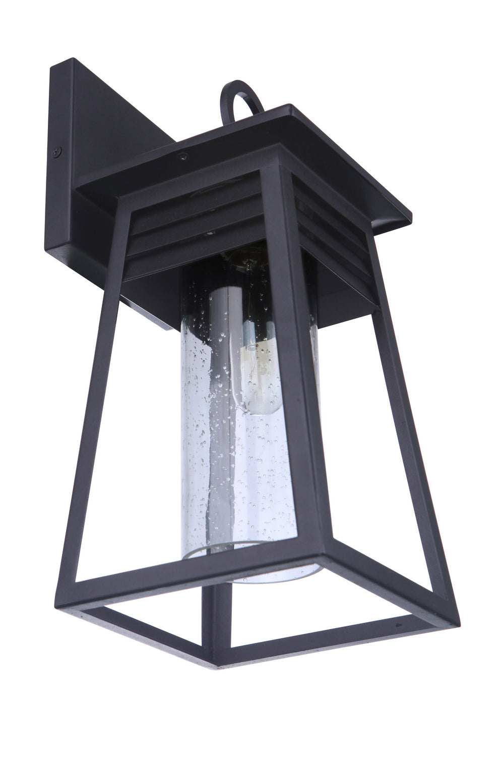 Textured Black Becca One Light Outdoor Wall Mount - Durable Exterior Sconce for Porch, Patio, and Garden Lighting
