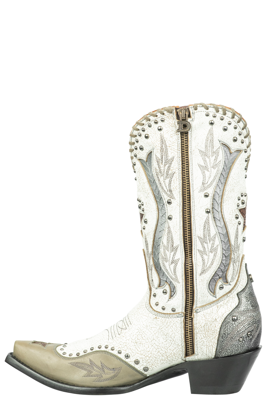 Old Gringo Women's Taupe Cowgirl Boots - Western Fashion Ankle Booties for Country Dancing, Rodeo & Casual Wear