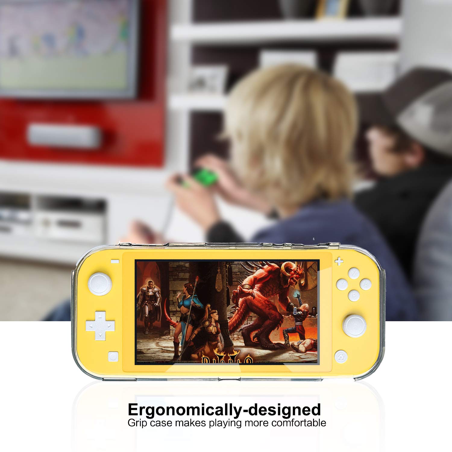 Premium TPU Protective Case for Nintendo Switch Lite - Shockproof & Scratch-Resistant Clear Cover - Perfect for Gaming, Travel & Everyday Use