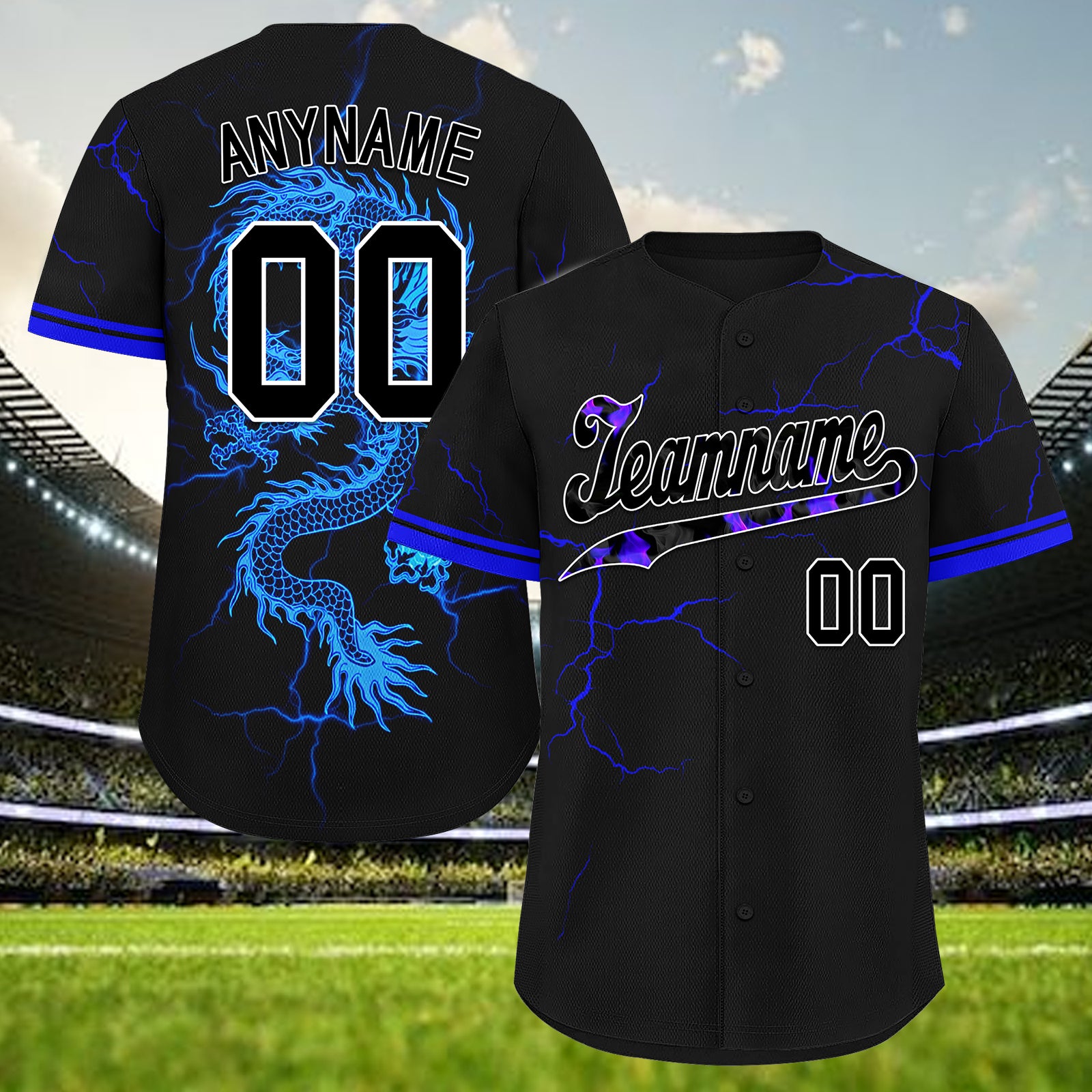 Custom Gothic Personalized Authentic Baseball Jersey BSBJ01 E06010 - Unique Team Uniform for Baseball Games, Cosplay & Gothic Fashion