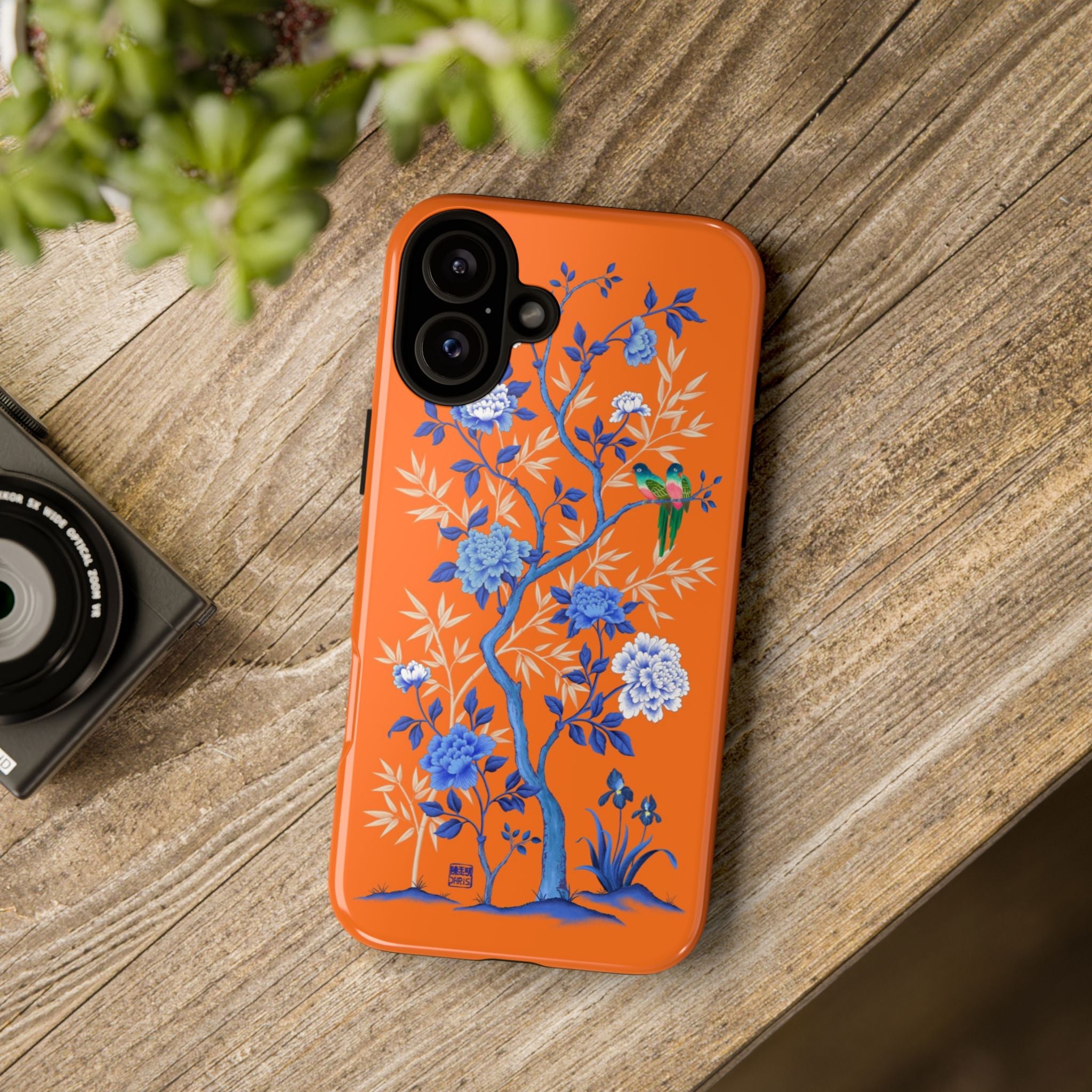 The Lovers Orange iPhone Case - Trendy Protective Cover for iPhone 13/14/15 Pro Max - Perfect for Couples, Gifts & Everyday Use