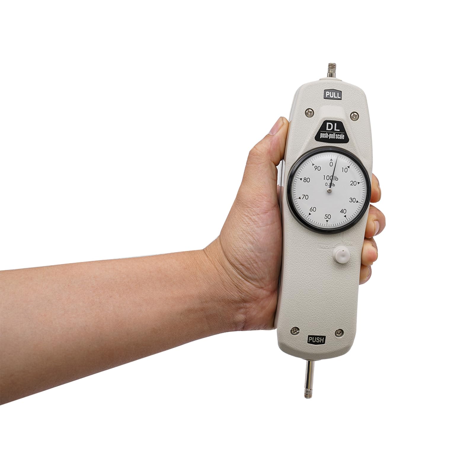 YIYIBYUS DL-100 Digital Force Gauge - High Precision Push Pull Tester with LCD Display for Industrial, Manufacturing & Quality Control Applications