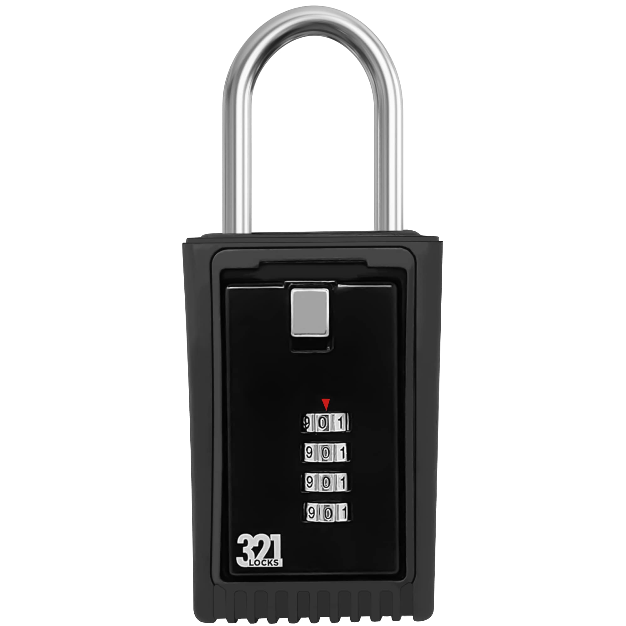 **Key Lock Box LB-003 - Secure Outdoor Key Storage for Home, Realtor, Contractor & Rental - Combination Lockbox with Shackle & Door Knob Mount (1 Pack) - Perfect for Spare Keys, Vacation Homes & Emergency Access**