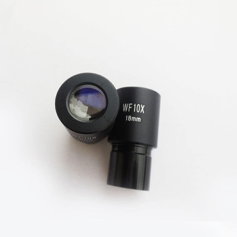 Premium 2PCS Widefield Biological Microscope Accessories Kit with 23.2mm Mounting Size & WF 10x Microscope Slides - Ideal for Lab Research, Classroom Education & Scientific Exploration