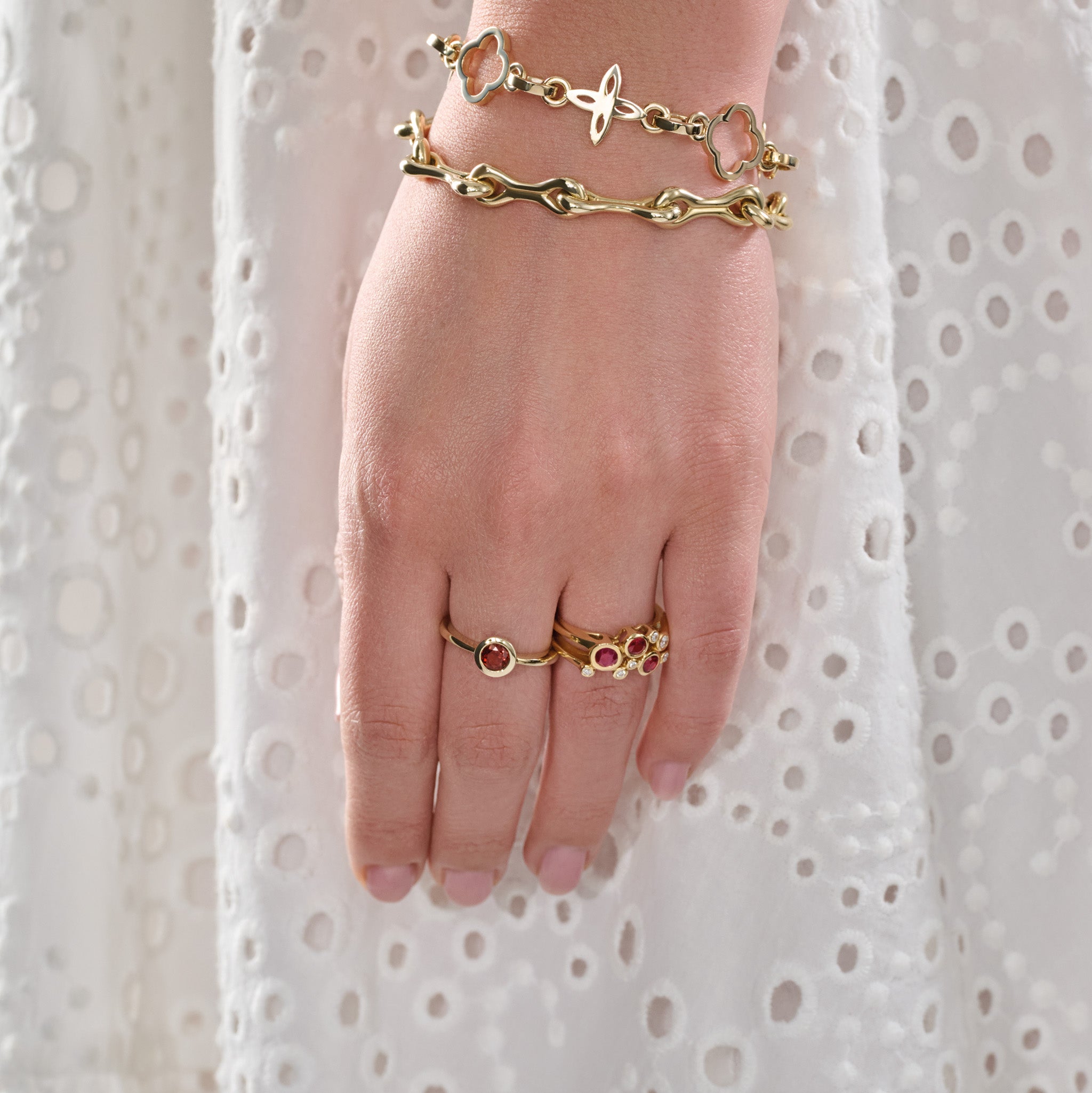 Ossis Yellow Gold Bracelet for Women - Elegant & Durable Jewelry Gift for Birthday, Anniversary, or Special Occasions