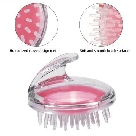 UltronEx Scalp Massager Shampoo Brush - Soft Silicone Bristles for Hair Growth, Dandruff Removal & Head Relaxation | Gentle Scalp Scrubber for Shower, Spa & Home Hair Care (Multicolor)