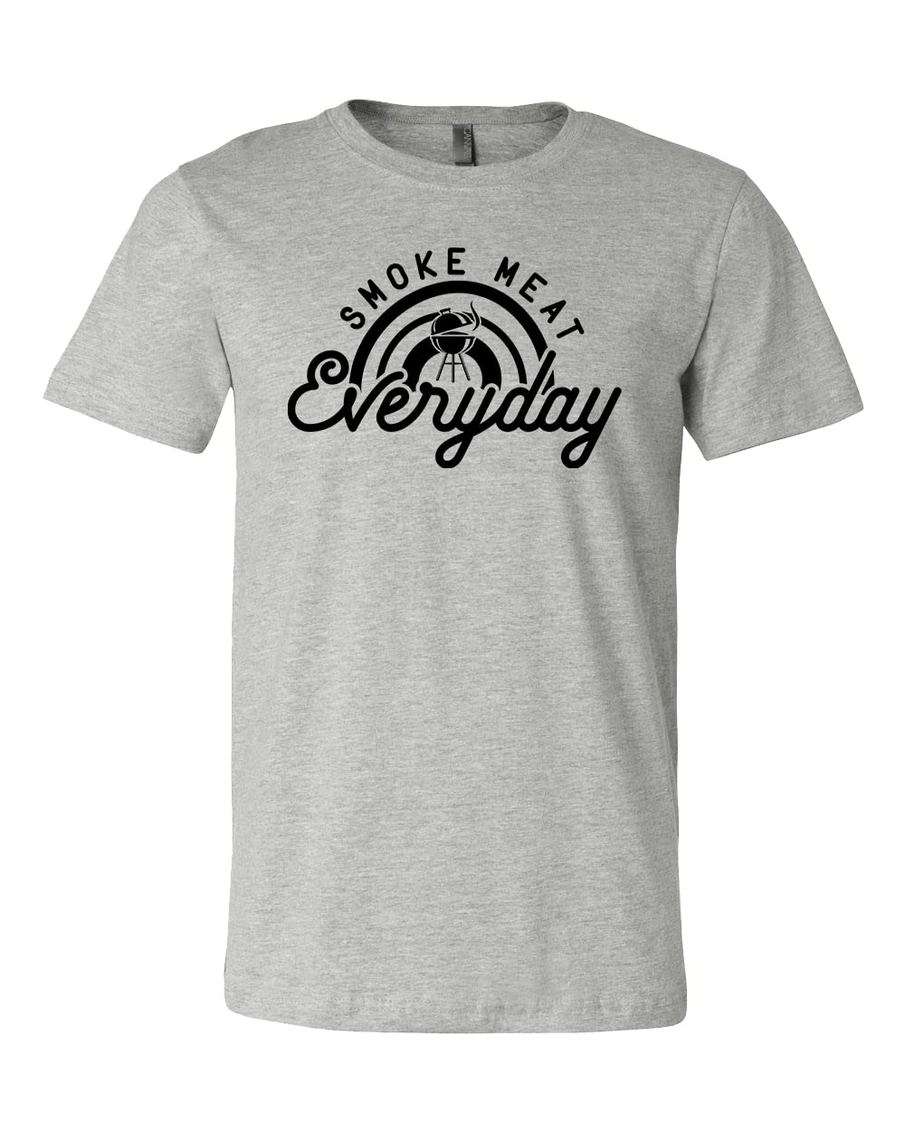 Smoke Meat Everyday BBQ T-Shirt - Funny Grill Master Tee for Men - Perfect Gift for Dad - Ideal for Backyard BBQs, Cookouts & Father's Day