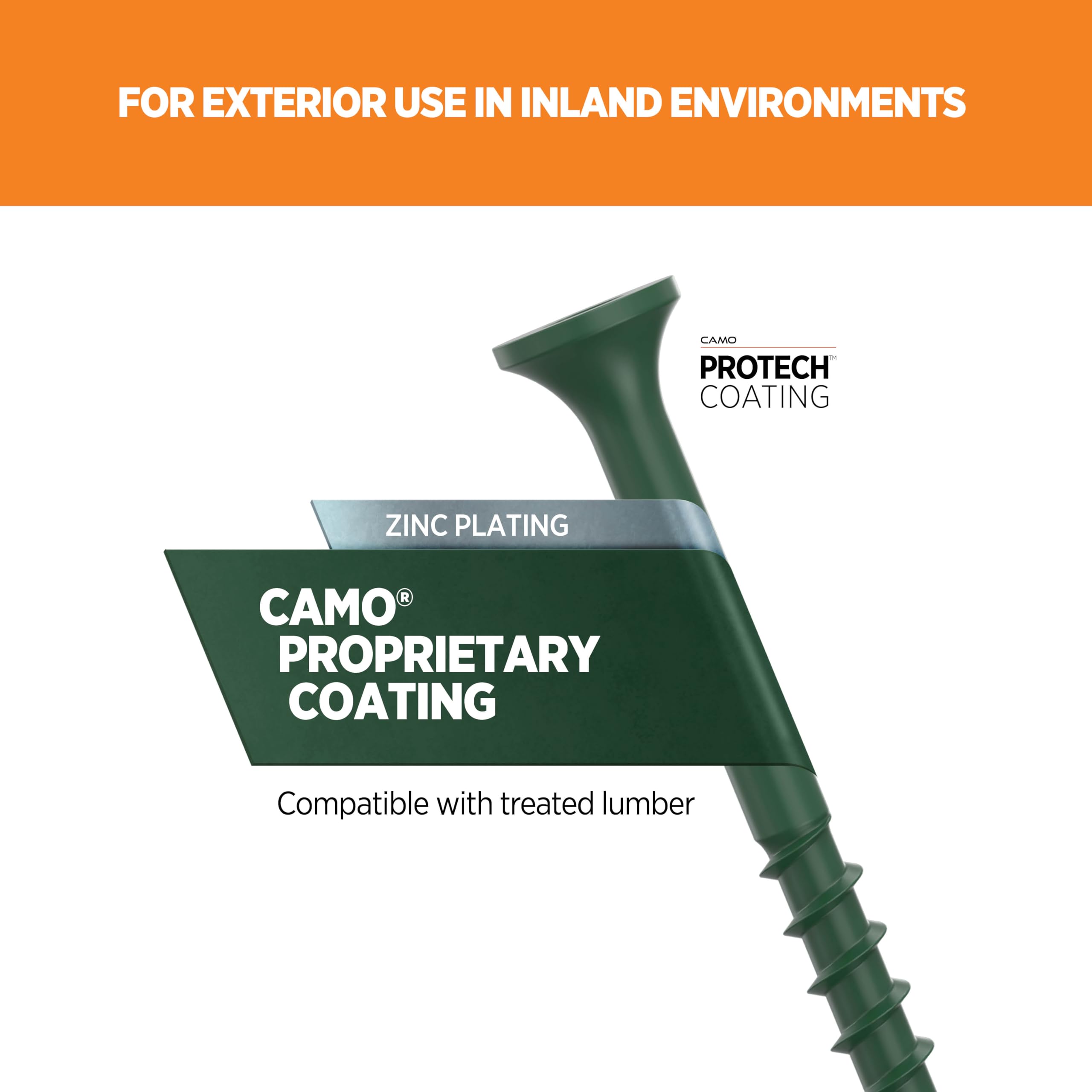 Premium CAMO Deck Screws 2-1/2