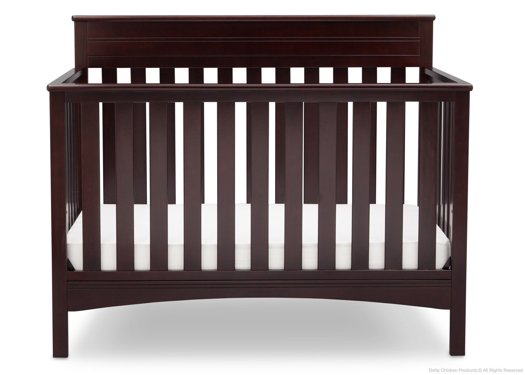 Fabio 4-in-1 Convertible Baby Crib - Toddler Bed & Daybed with Storage Drawer - Safe Nursery Furniture for Newborns & Kids - Perfect for Bedrooms, Daycare & Guest Rooms