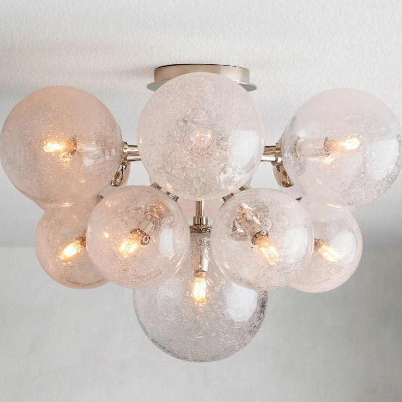 Mandoza Flushmount Ceiling Light - Modern LED Fixture for Bedroom, Kitchen, Hallway | Energy Efficient & Easy Installation