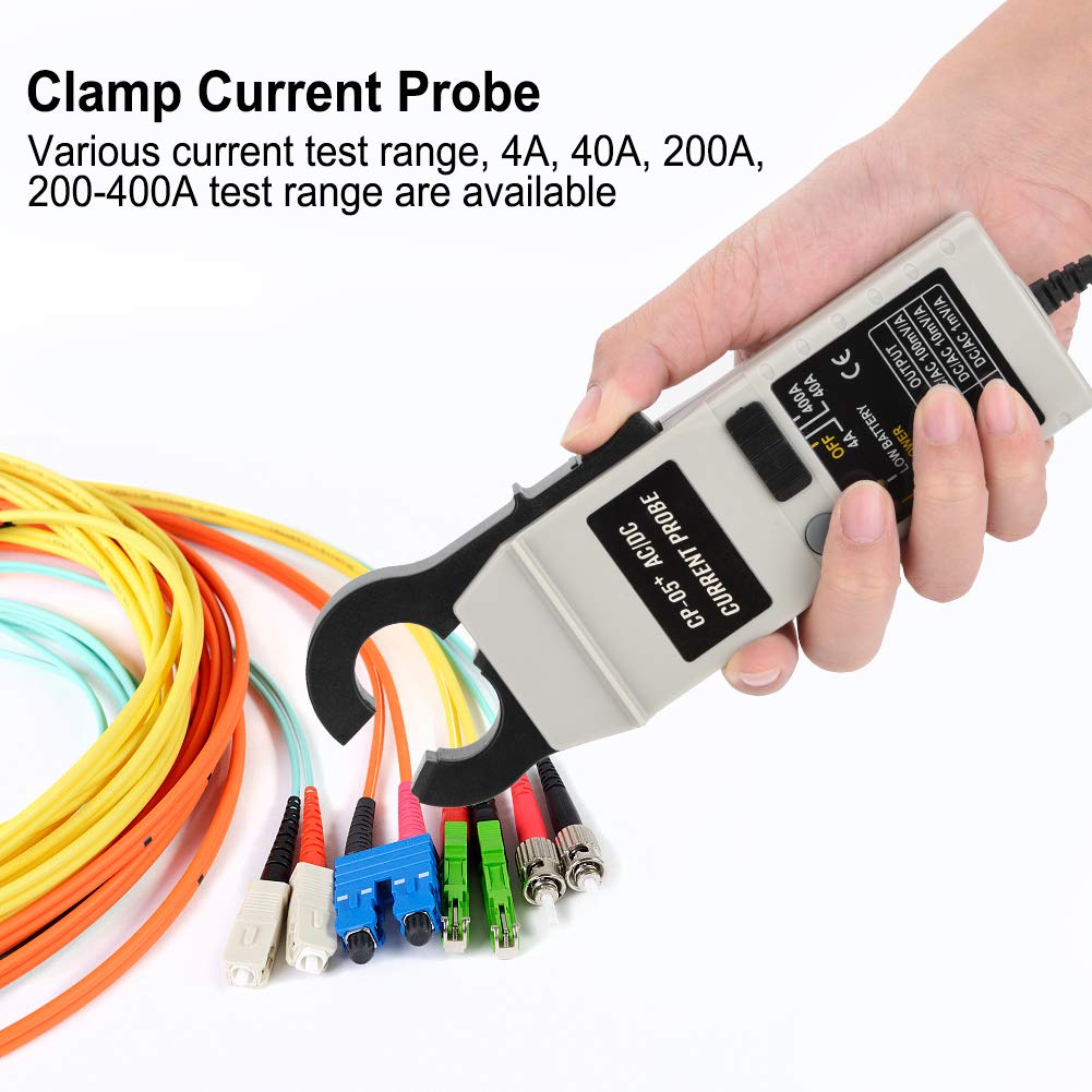 Digital Clamp Meter CP-05+ - 400A AC/DC Current Tester with 200KHz Frequency, Relative Zero Correction & Oscilloscope Compatibility | Perfect for Electricians, HVAC Technicians & Automotive Diagnostics