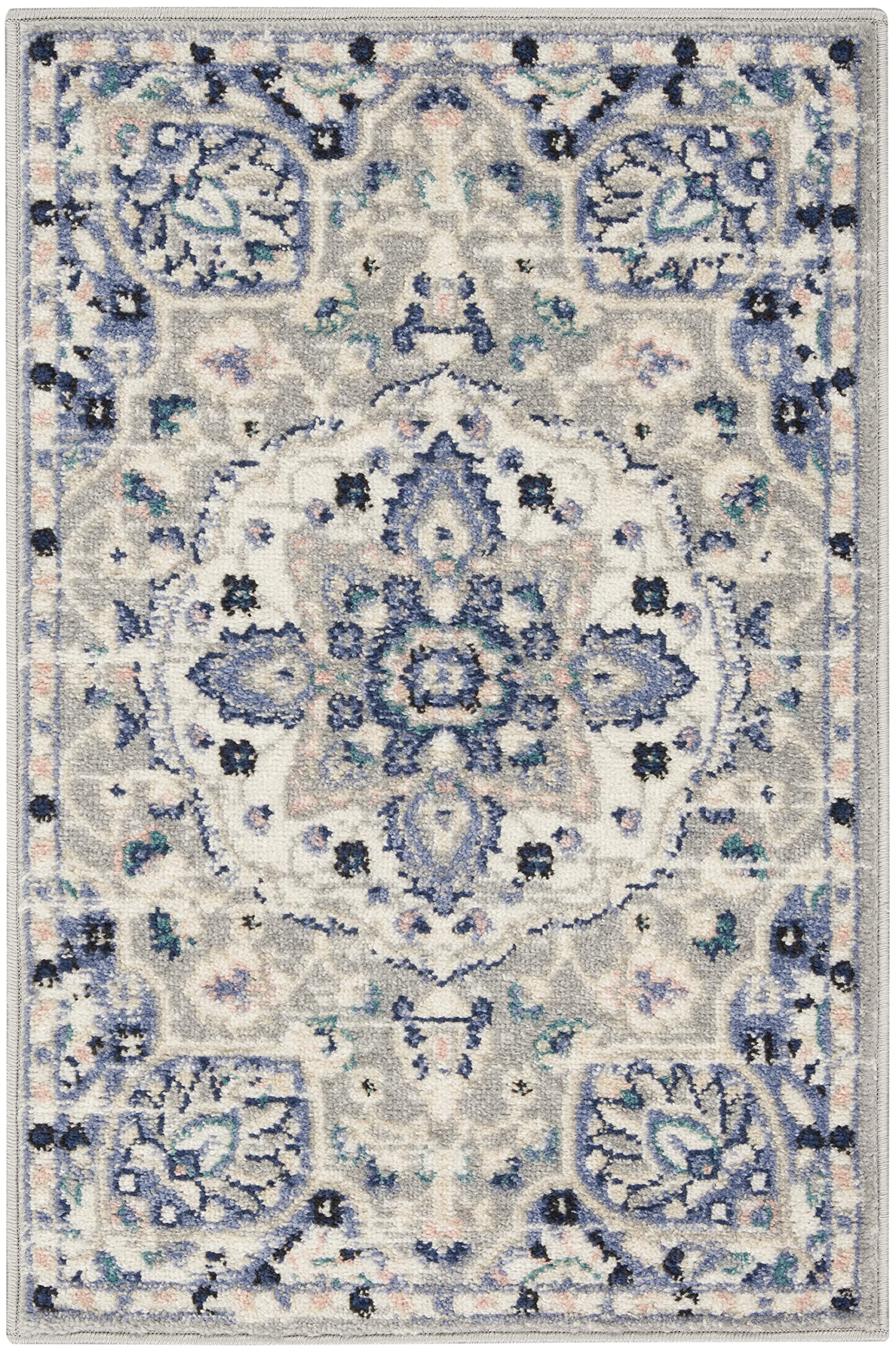 Nourison Passion Grey/Beige 1'10
