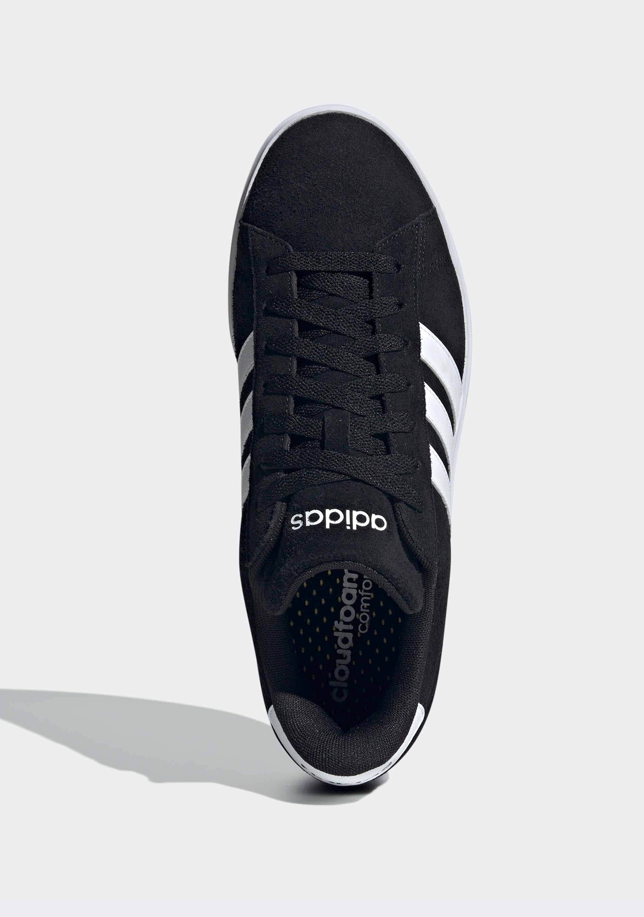 Adidas Men's Grand Court 2.0 Sneakers - Classic White Tennis Shoes for Men | Comfortable Casual & Athletic Wear for Gym, Running, and Everyday Use