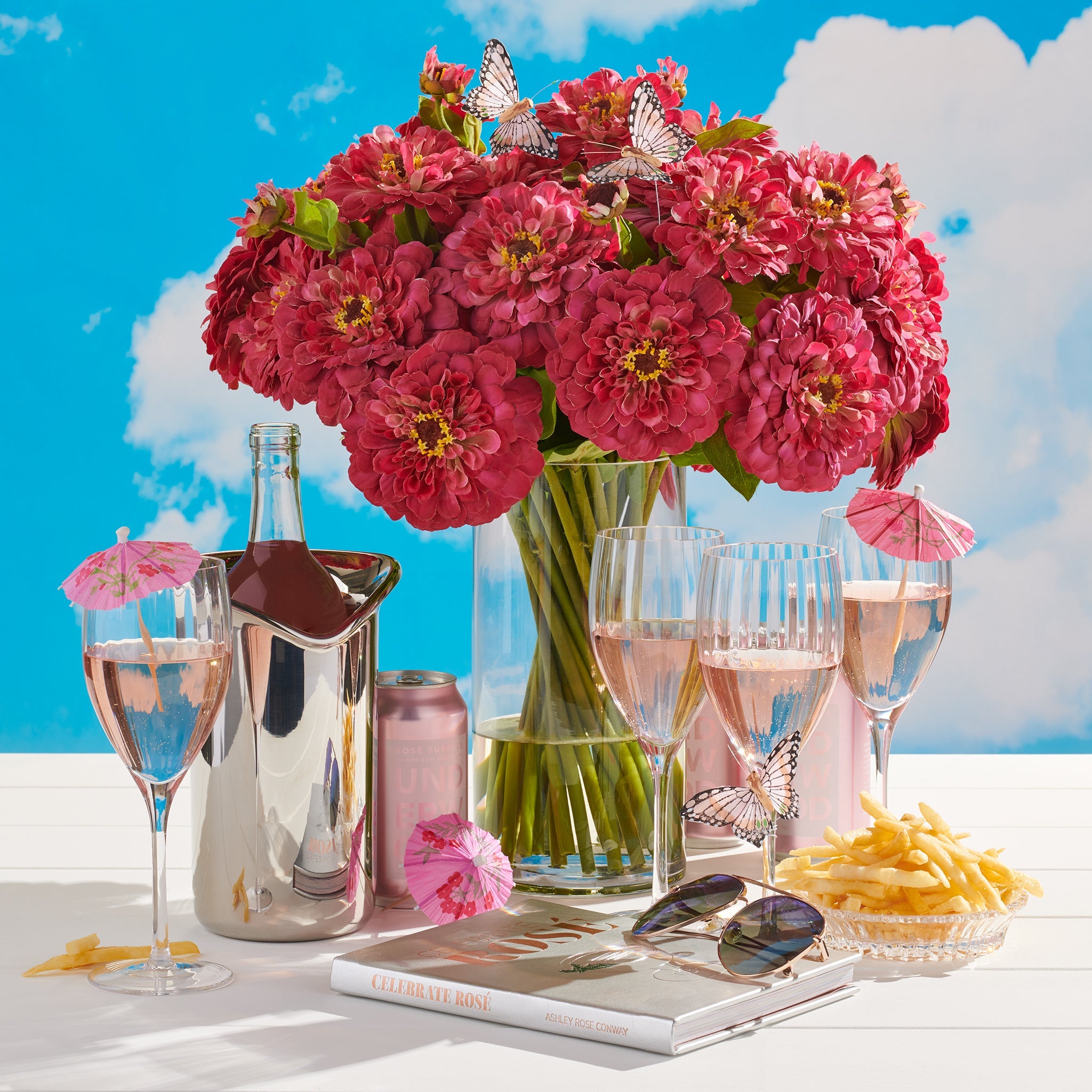 Mille Nuits Elegant Crystal Wine Coaster Set of 4 - Non-Slip Drink Holders for Red & White Wine Glasses - Perfect for Dinner Parties, Weddings & Home Decor