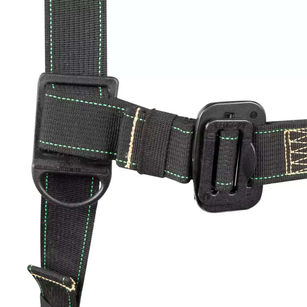 Arc Flash Full Body Harness DE 1D with DE MB Chest & Leg Protection - Safety Gear for Electrical Workers & Industrial Use