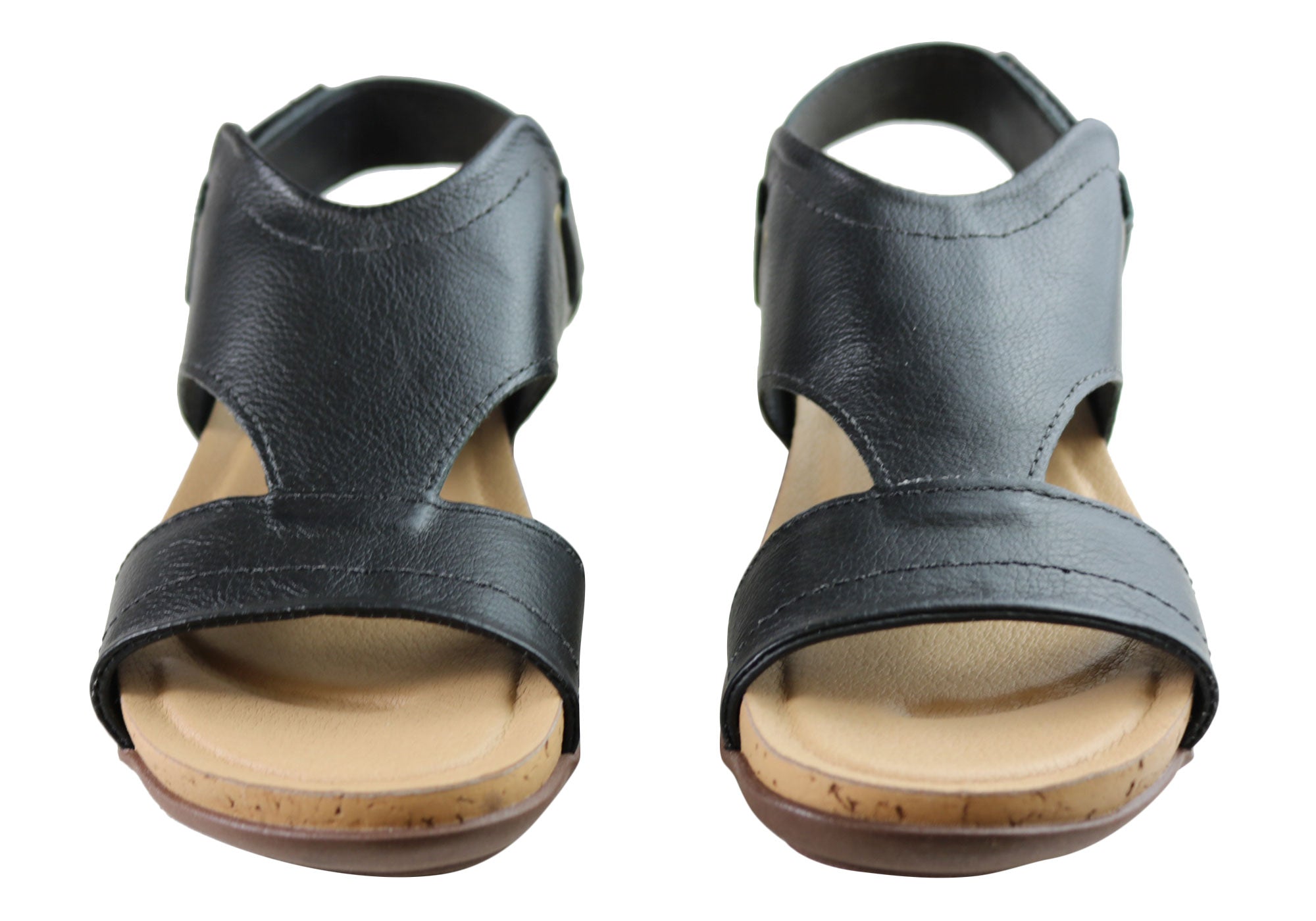 New Face Harmony Women's Comfortable Leather Sandals - Handmade in Brazil - Perfect for Beach Vacations & Summer Outfits
