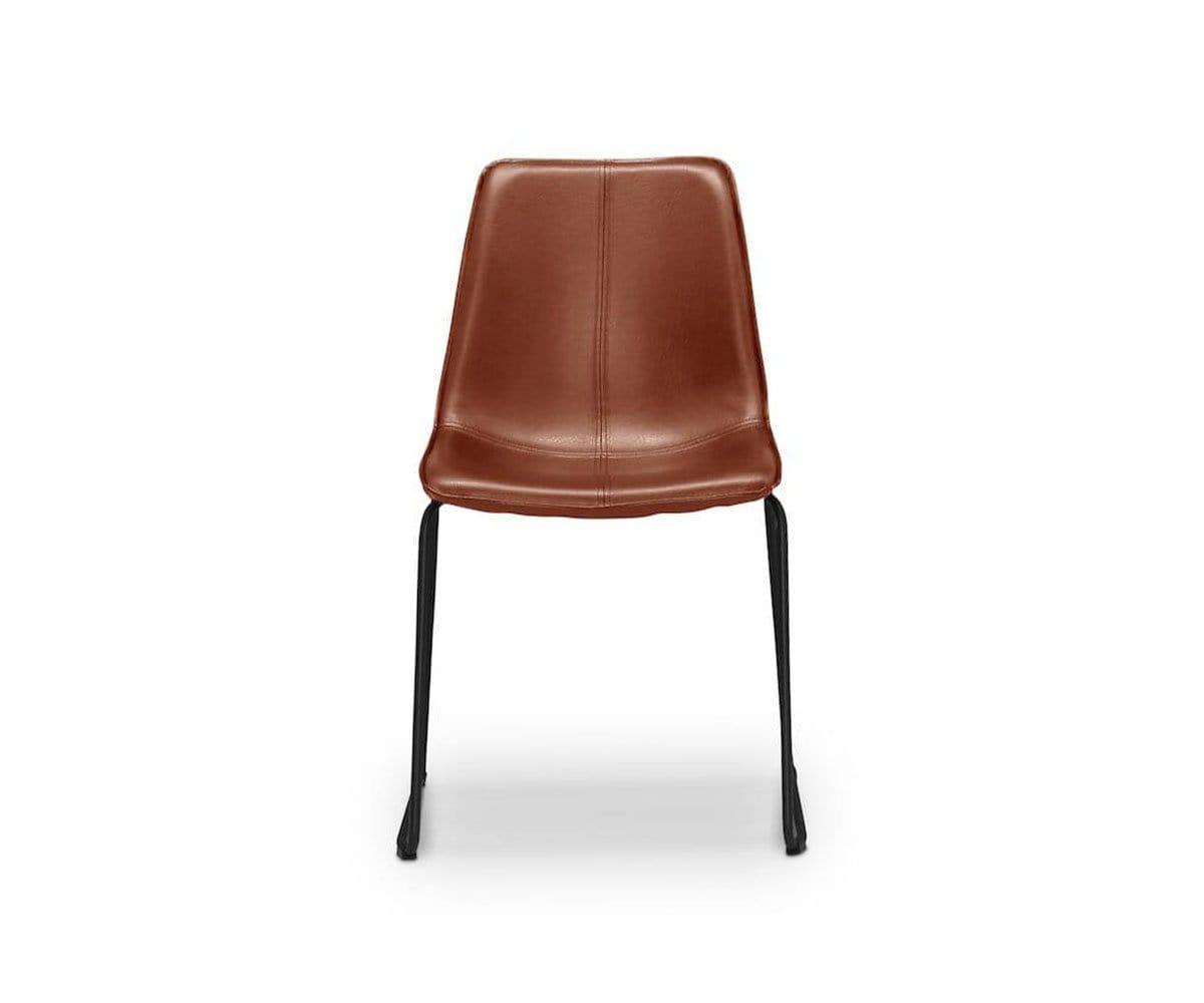 Oken Dining Chair - Modern Wooden Dining Chair with Upholstered Seat - Perfect for Kitchen, Dining Room, and Home Office