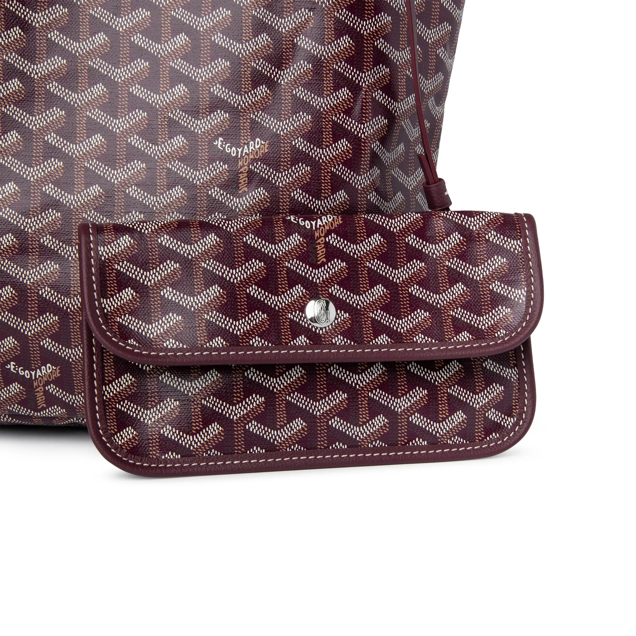 Goyard Saint Louis PM Tote Bag Burgundy Red - Luxury Designer Handbag for Women - Perfect for Work, Travel & Everyday Use