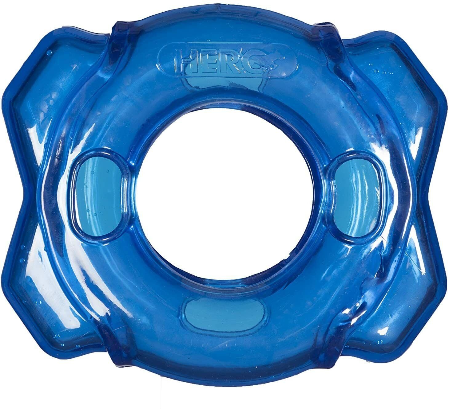 Hero SnackTime Soft Rubber Chew Toy for Small Dogs - Blue Durable Puppy Teething Toy for Aggressive Chewers | Perfect for Indoor Play, Outdoor Fetch & Training Rewards