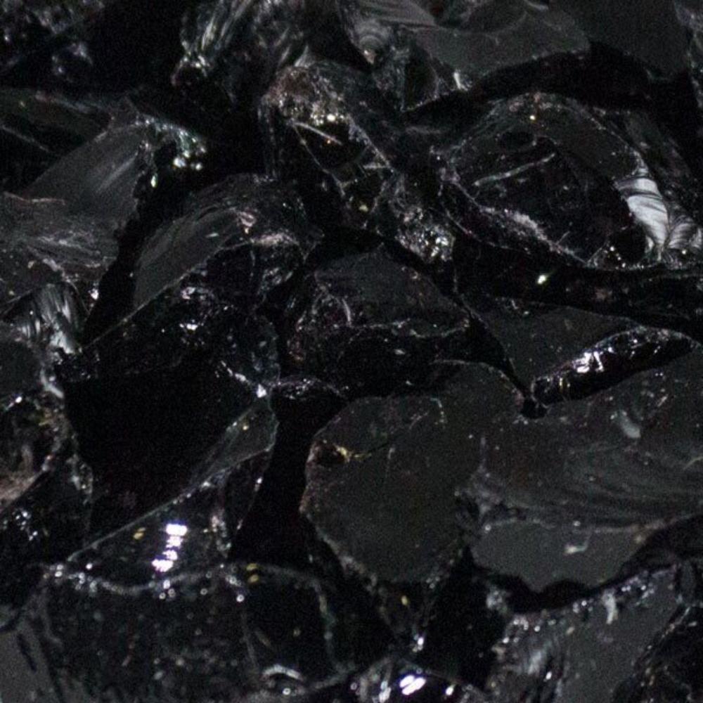 Fire Glass for Gas Fire Pits - Premium Reflective Fireplace Rocks for Outdoor & Indoor Use - Enhance Ambiance for Patio, Deck, and Living Room Fireplaces