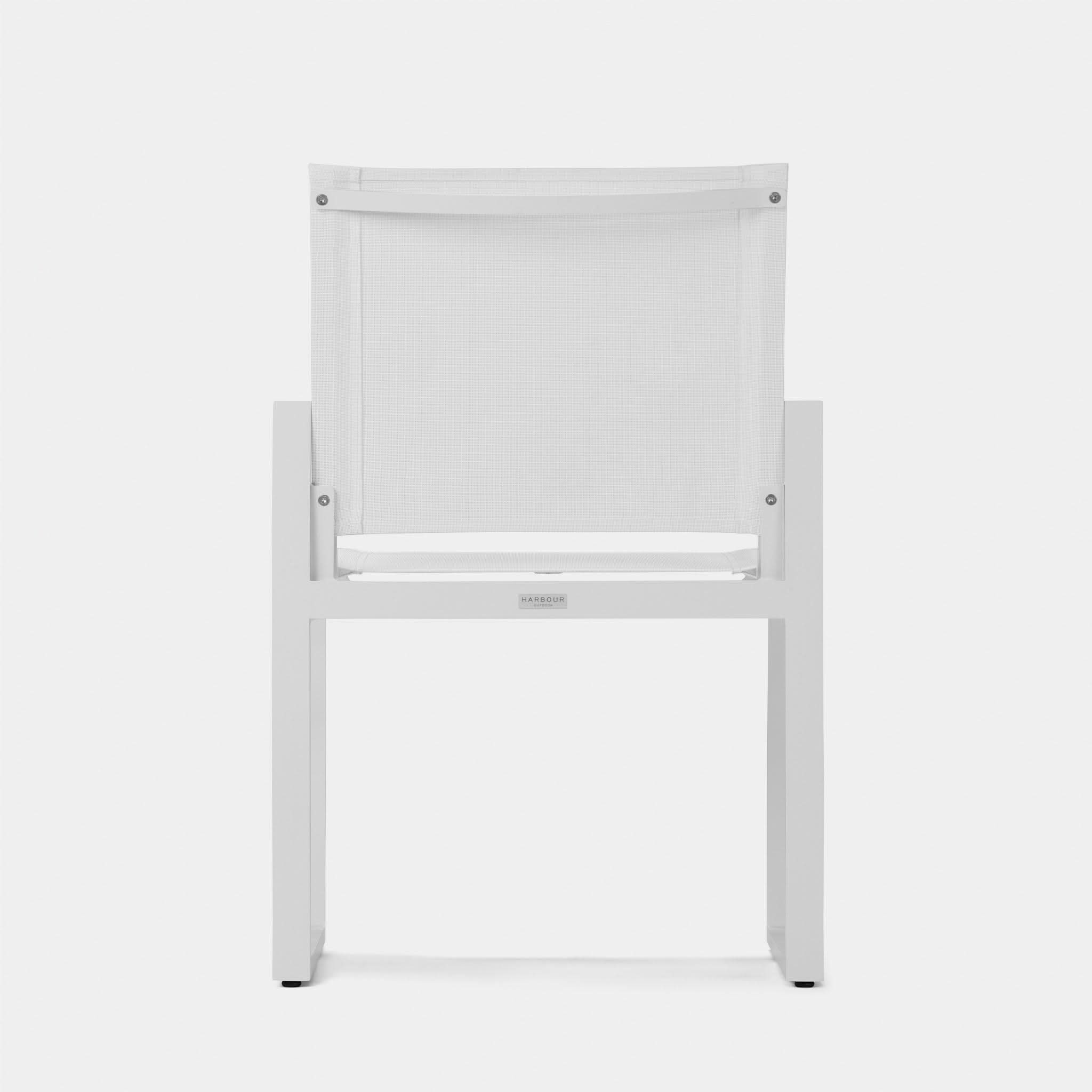 Hayman Aluminum Dining Chair - Lightweight & Durable Outdoor Patio Furniture for Garden, Poolside, and Restaurant Use