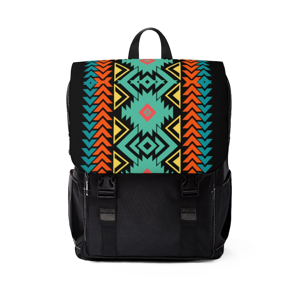 Stylish Southwestern Backpack for Men & Women - Lightweight Casual Shoulder Bag for Travel, Hiking & Daily Use
