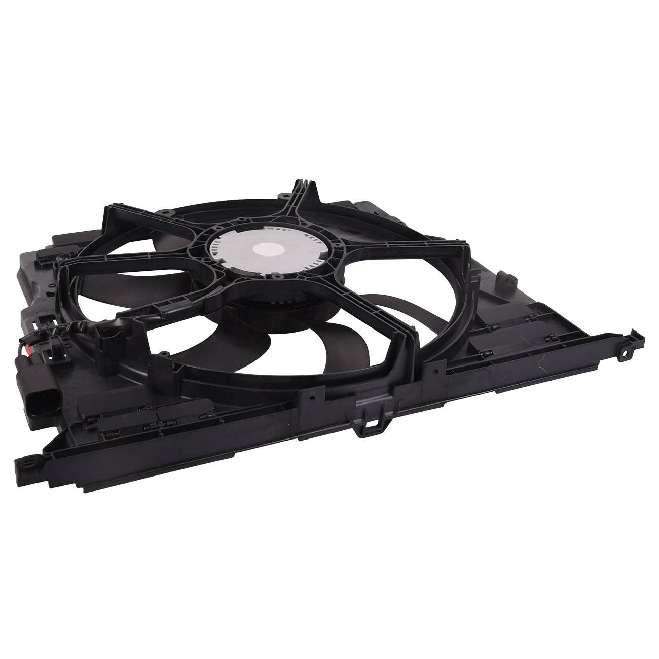 Topaz 17428509741 Radiator Cooling Fan Assembly - Compatible with BMW 528i 530i 535i 640i 740i 3.0L - High Performance Replacement Part for Engine Cooling System - Perfect for Summer Driving & Heavy Traffic Conditions
