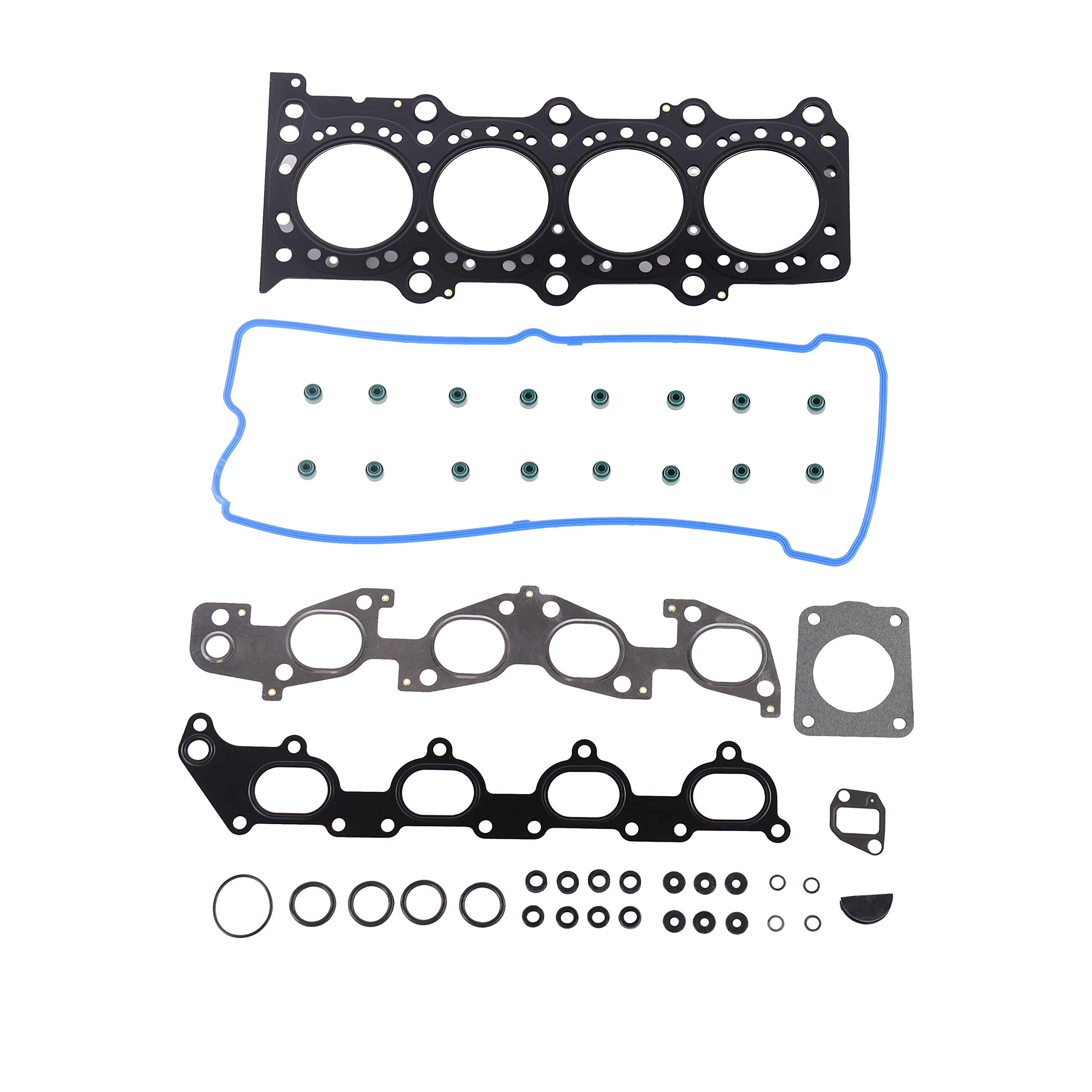 DNJ HGB520 Cylinder Head Gasket Set with Head Bolt Kit for 1996-2003 Suzuki Sidekick 1.8L 1840cc L4 DOHC Engine - Perfect for Engine Repair & Rebuild Projects