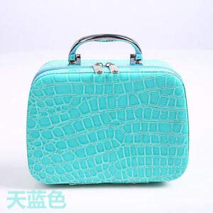 SEAHAVEN Cosmetic & Jewelry Box with Mirror - Travel & Vanity Organizer