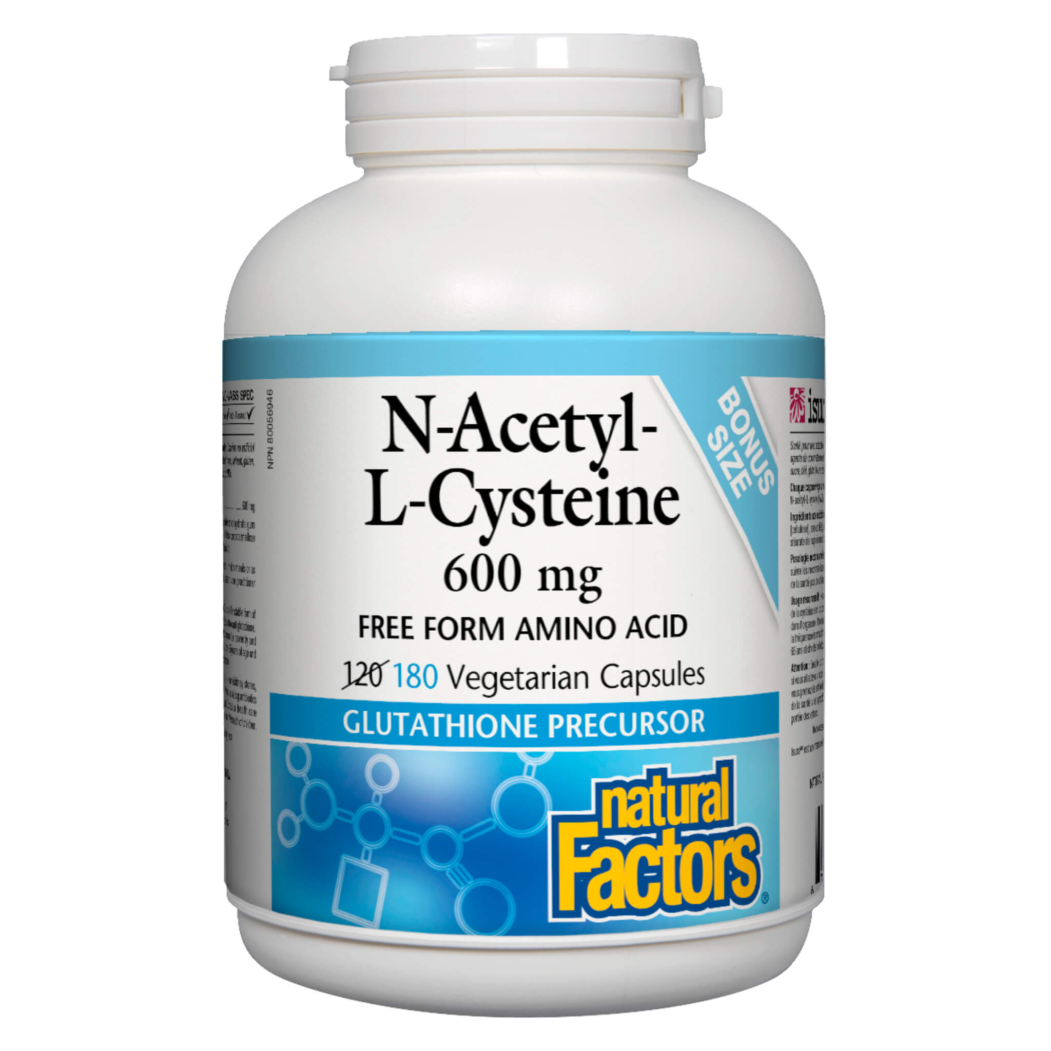 N-Acetyl L-Cysteine 600mg Supplement (2 Bottles) - Supports Liver Health & Detox, Antioxidant Boost for Immune System | Daily Wellness & Respiratory Support