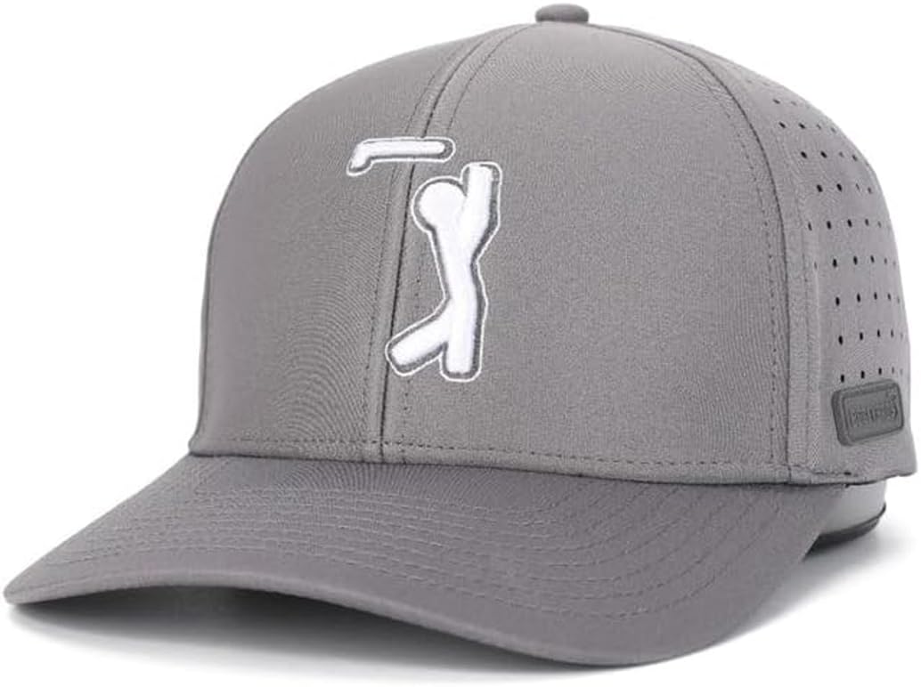 Bogey Bros Funny Golf Hats - Performance & Breathable Fitted Golf Caps for Men & Women - Perfect for Golfing, Sports & Outdoor Activities