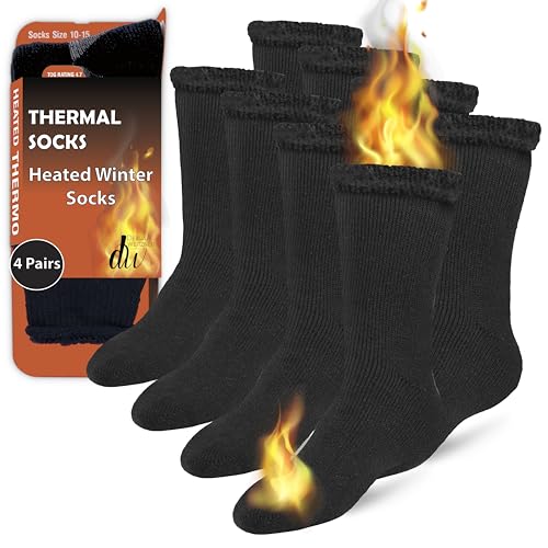 Solid Black 4 Pairs