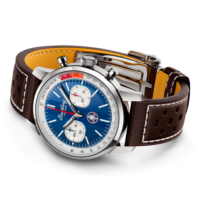 Breitling Top Time B01 Shelby Cobra Chronograph 41mm Stainless Steel Men's Watch - Luxury Sports Chronograph for Racing Enthusiasts & Collectors