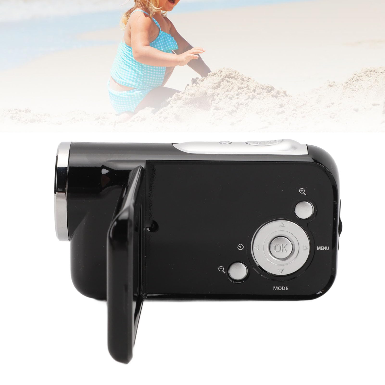 16MP 1080P Vlogging Camera with Rotatable Screen - Perfect for Travel & YouTube